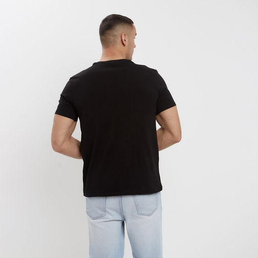 Футболка мужская MINAKU SLIM FIT: чёрная, р-р 42