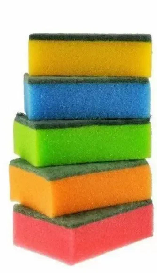 ЧИСТЮЛЯ губки д/мытья посуды 5 MAXI с абразивом (5шт) 96х64х27