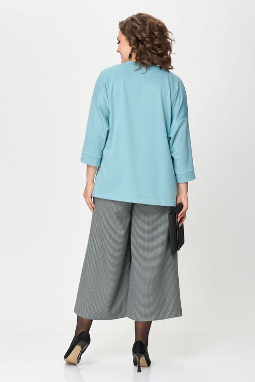 Костюм Michel Chic 1362/1 голубой, клетка  фото 4