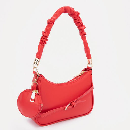 Сумка-багет, отдел на молнии, цвет красный - Simaland фото 2