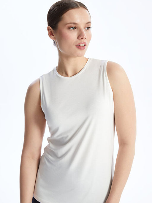 Kad?n Bisiklet Yaka D?z Atlet