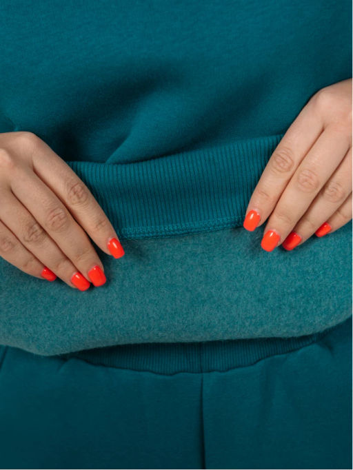 Костюм Токио изумруд (брюки) (футер)