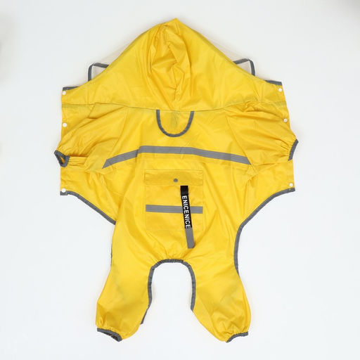 Комбинезон для собак, демисезонный с козырьком, размер 3ХL (ДС 50, Ог 67, ОШ 51 см), жёлтый - Simaland фото 3