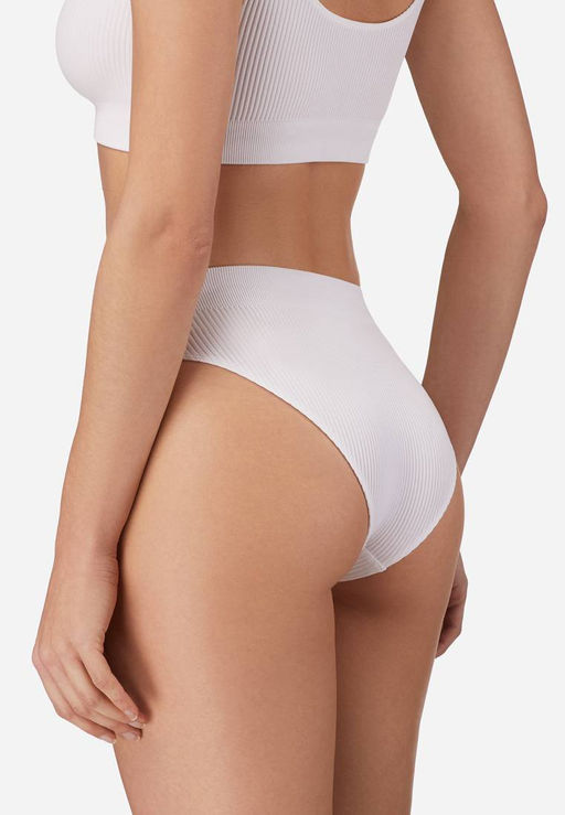 TEKSA WSL 001 Трусы женские слипы white - Conte elegant фото 5