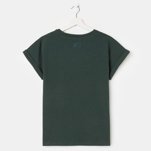 Футболка женская MIST basic, размер 40-42, зелёная