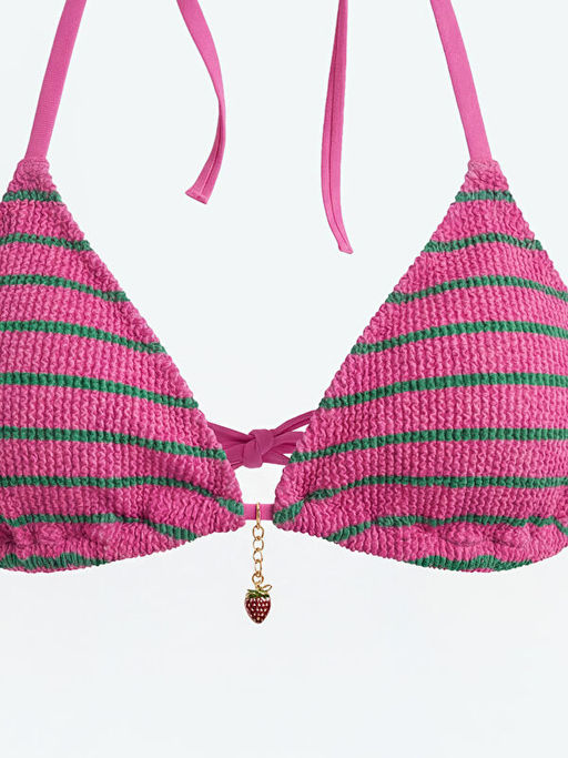?izgili ??kar?labilir Pedli Kad?n Bikini ?st