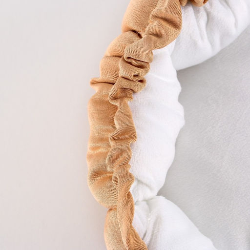 Лежанка для кошек и собак двусторонняя бежевая, 50-30х12 см - Пушистое счастье фото 6