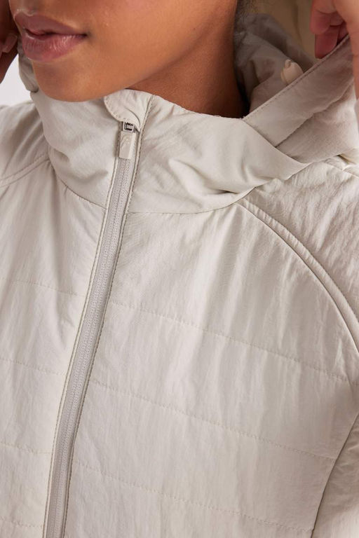 Водоотталкивающий надувной жилет с капюшоном DeFactoFit для спортсменов узкого кроя  фото 5