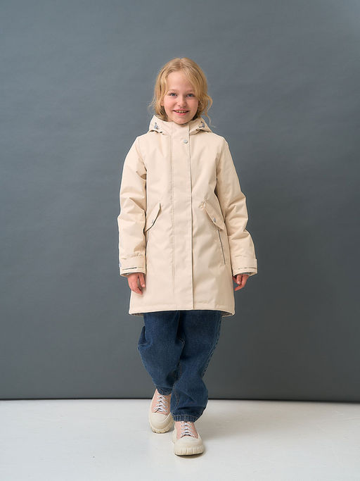 Куртка демисезонная 20632-329 молочный