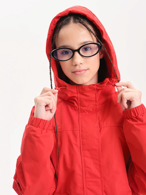 GZJN3369/6 Ветровка для девочек - Pelican фото 3