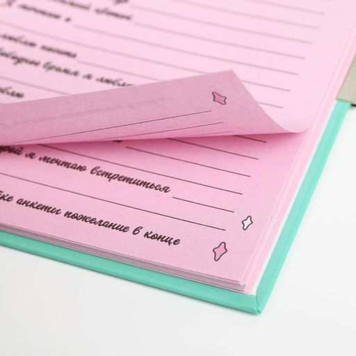 Анкета в твердой обложке на замочке Анкета енотик, А6 40 л - Artfox фото 11