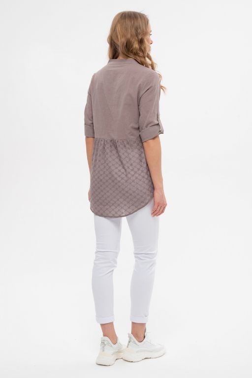 Рубашка М-479капучино