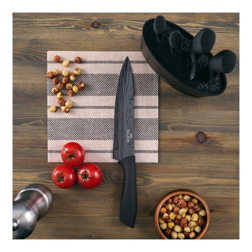 Нож Шеф Walmer Titanium 19 см, цвет серый  фото 5