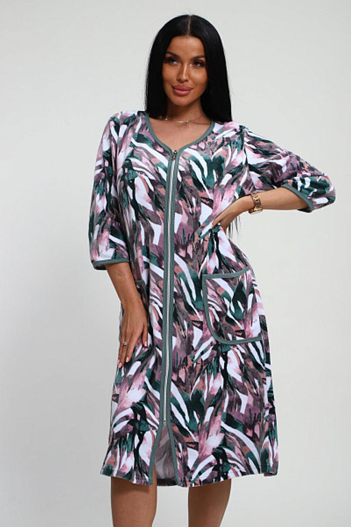 Халат велюровый на молнии (941-6) - Плиона фото 201