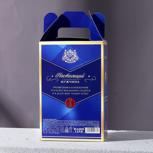 Подарочный набор «Лучшему», гель для душа и шампунь для волос виски, 2×250 мл, Чистое счастье