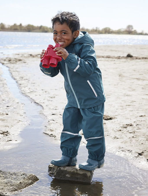 Куртка непромокаемая для мальчиков LUPILU с флисом  фото 16