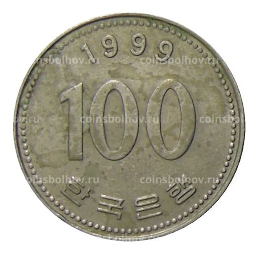 100 вон 1999 года Южная Корея