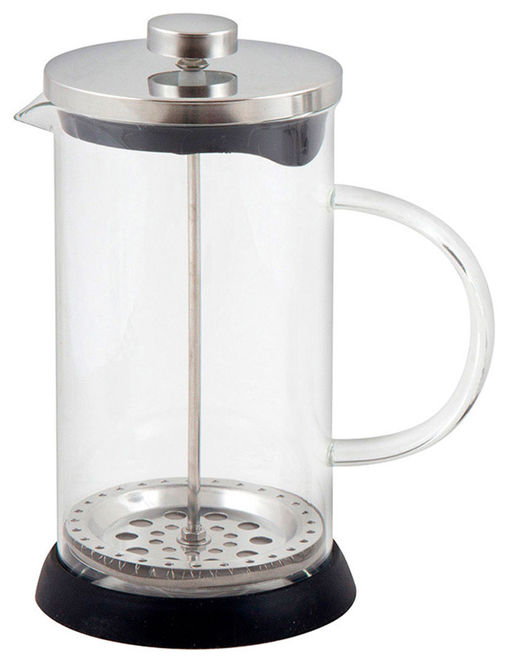 Чайник/кофейник (френч-пресс) стеклянный NERO GFP01-350ML чёрный 950065 /Mallony/  фото 3