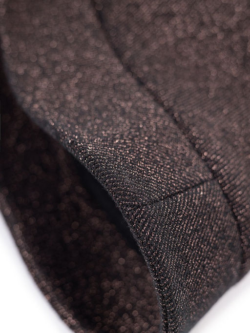 Шляпа жен. пол+виск+мет ZZ-N88305 black/bronze - Eleganzza фото 3