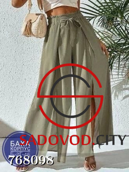 Женские летние брюки с разрезами - Bruno фото 4