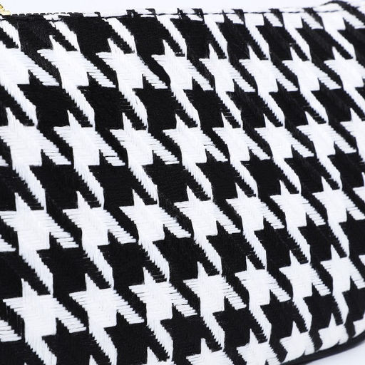 Сумка кросс-боди на молнии, цвет чёрный/белый - Nazamok фото 8