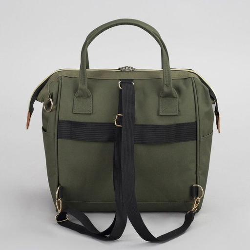 Сумка-рюкзак 2 в 1 на колёсах 18, отдел на молнии, наружный карман, цвет зелёный - Simaland фото 10