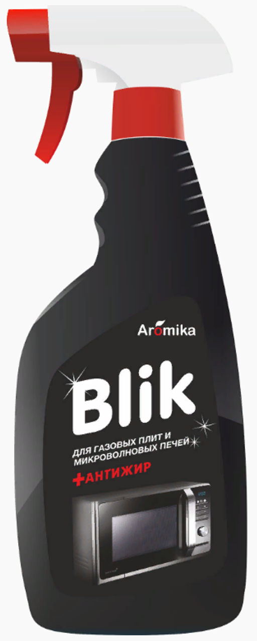 АРОМИКА "BLIK" Чист. для Газовых плит + Антинагар (триггер-500мл).12