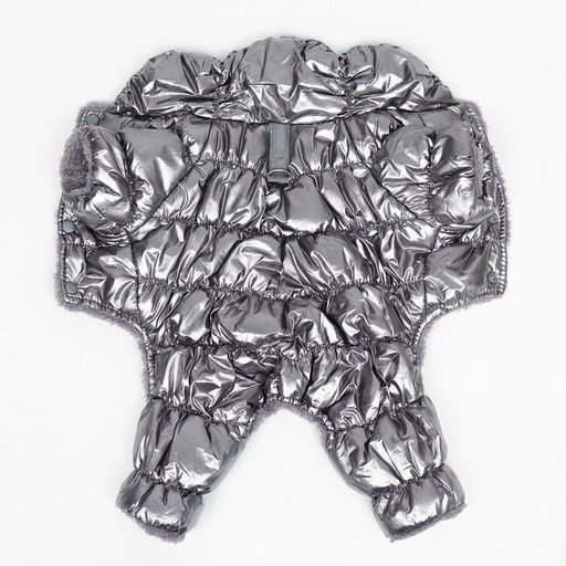 Комбинезон Блеск, размер XL (ДС 39 см, ОГ 53, ОШ 35 см, вес 14 кг), серебряный 974876 - Simaland фото 7