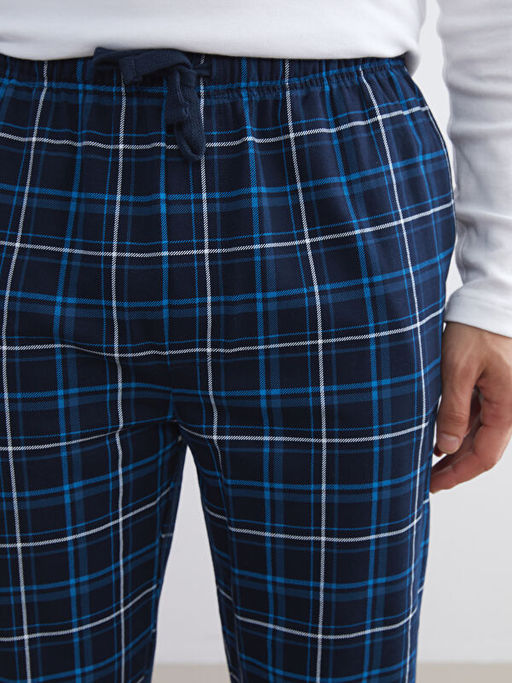 Standart Kal?p Ekose Erkek Pijama Alt