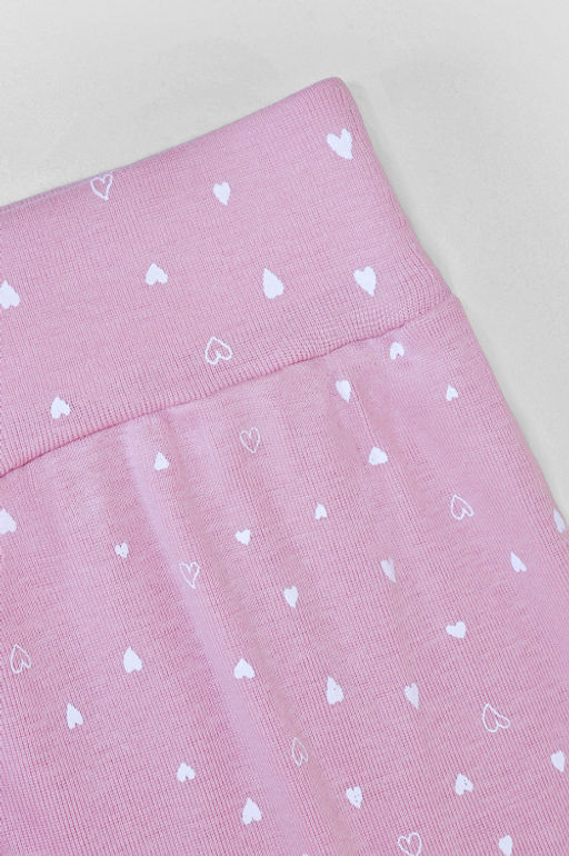 Арт. 9133 Пижама с шортами 42-50 (5 шт) Цвет:верх- белый, низ- пудра