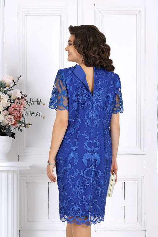 Платье Ninele 7474 васильковый фото 4