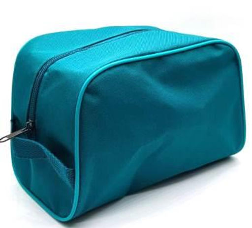Косметичка "ЛЯГУШКА" (22,5 х13 х h13) Бирюзовая