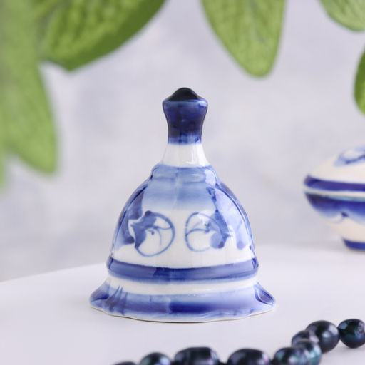 Колокольчик Звоночек, 6 х 4 см, гжель - Simaland фото 2