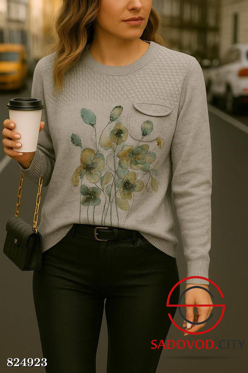 Кофта женская с рисунком