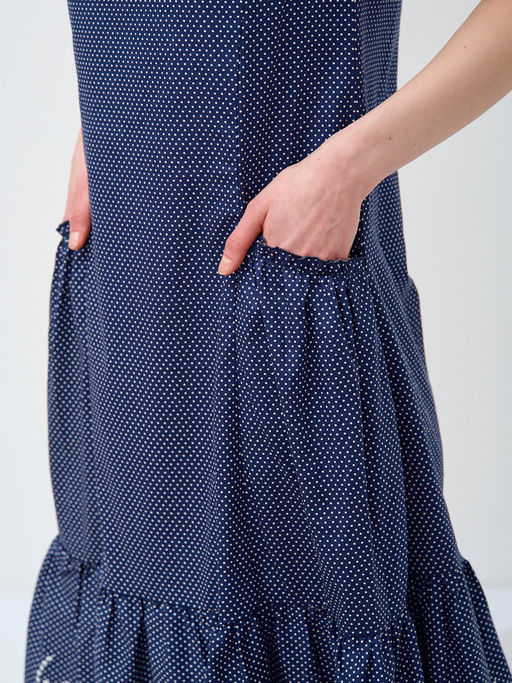 Платье миди с кружевом OD-269-3