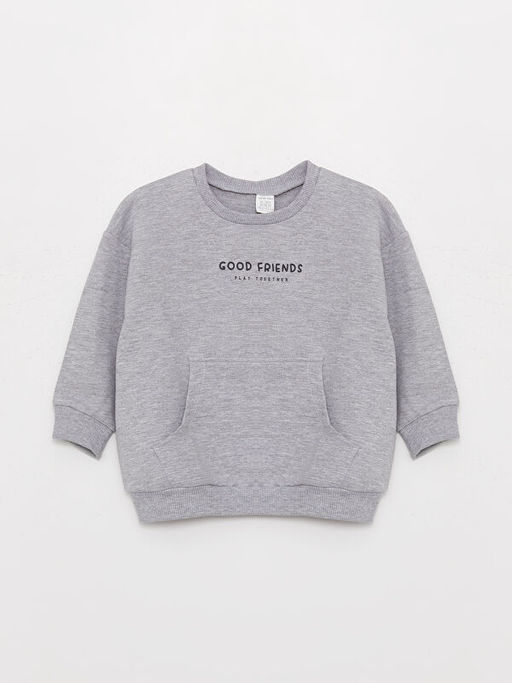 Bisiklet Yaka Erkek Bebek Sweatshirt ve E?ofman Alt 2li - Waikiki фото 2