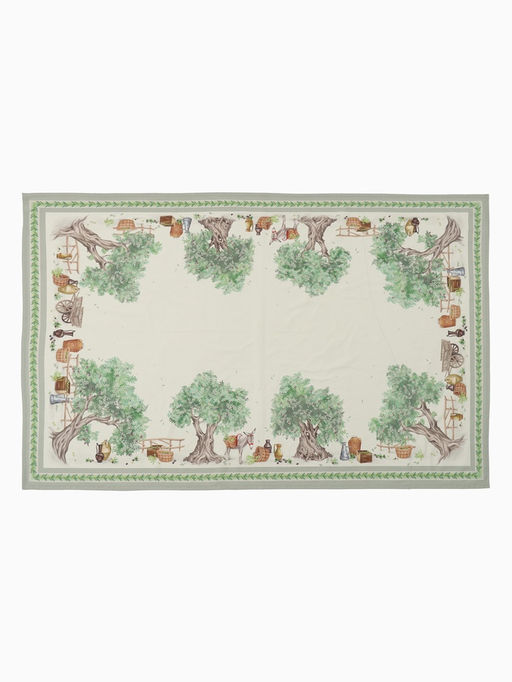 Набор кухонный «Этель» Olivia, скатерть 110×145±3 см, салфетки 40×40 см-4 шт., 100% хлопок