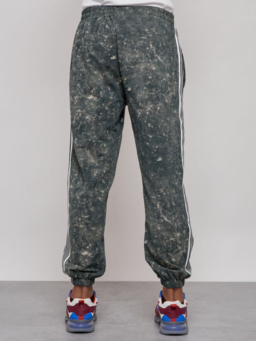 Брюки джоггеры спортивны мужские зеленого цвета 12931Z - Mtforce фото 8