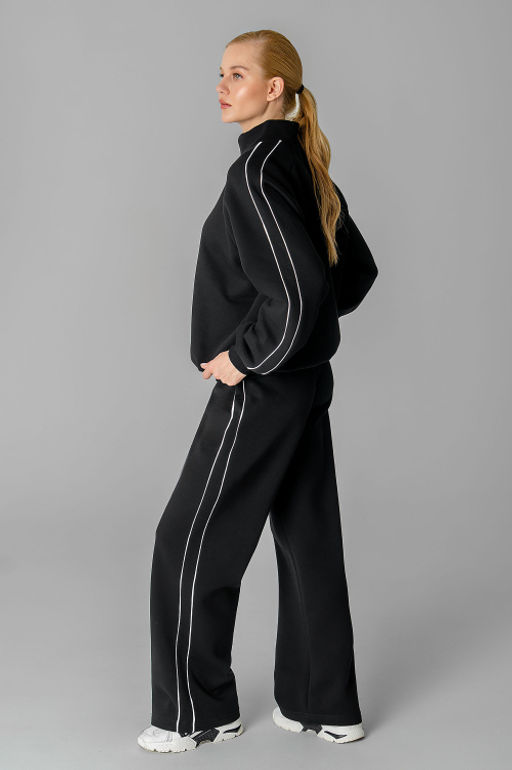 Арт. 2914 Костюм с начесом женский 44-52 (5 шт) Цвет:черный