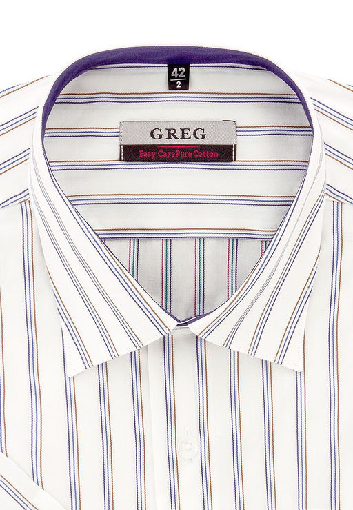 Сорочка мужская короткий рукав GREG Gb161/301/144/Z/1