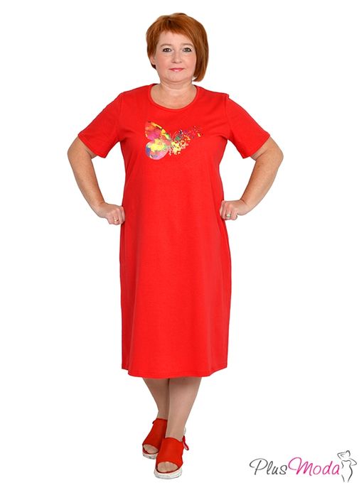 Платье Модель №1039 размеры 44-84 - Plusmoda фото 2