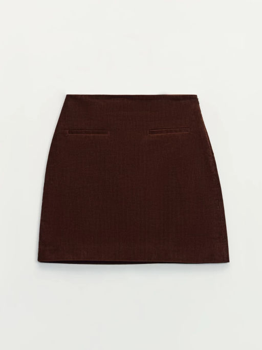 Юбка мини из вельвета / Zarina фото 7