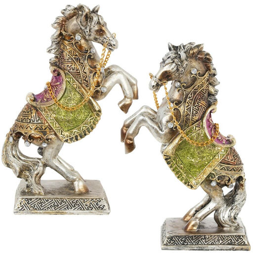 Фигурка декоративная "Лошадь, L13 W7 H19 см, 2в.