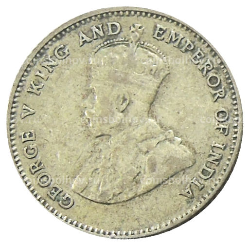 Монета 10 центов 1927 года Стрейтс Сетлментс