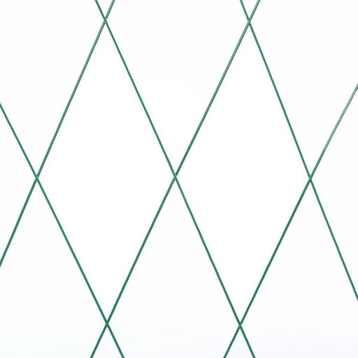 Шпалера, 170×50×1 см, металл, зелёная, «Бабочка»