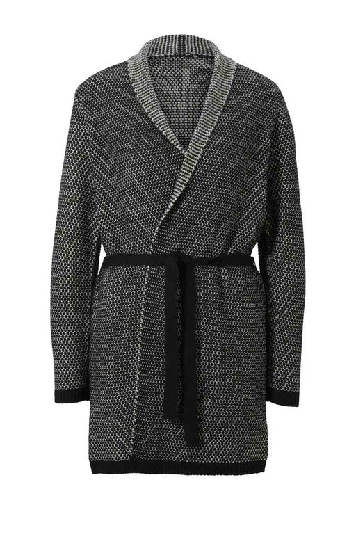 Кардиган, черно-белый - Heine фото 2