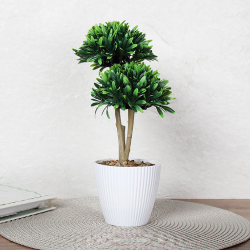 Цветочная композиция Зелень самшит 29 см / 9090-10 /уп 9/72/ - Галеонтрейд фото 9