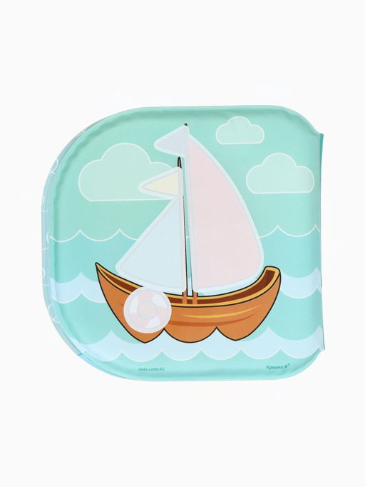 Книжка - раскраска для ванны «Раскраска для малыша», Крошка Я, 12×12 см