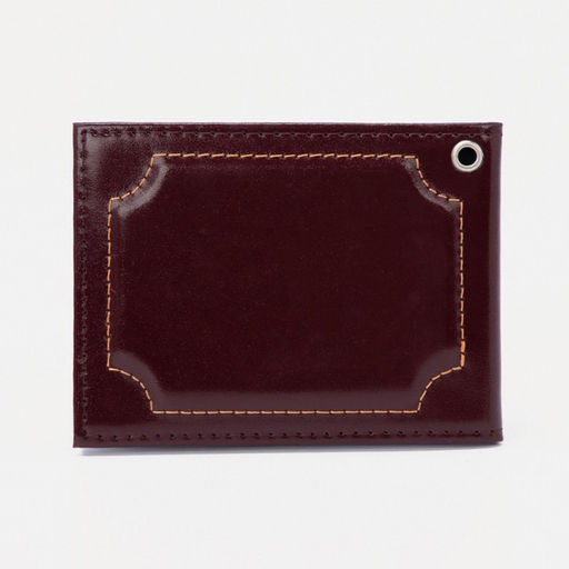 Обложка для удостоверения ФНС, без окошка, цвет бордовый - Simaland фото 2