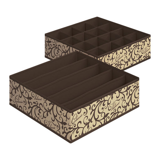 Набор органайзеров для белья, 2 шт., без крышки, 32*32*10 см, CLASSIC, шт